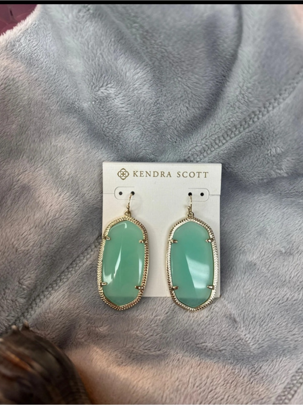 Kendra Scott Gold and Mint Danielle Earrings